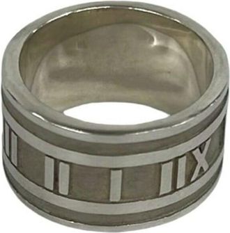 Tiffany & Co. Silver Silver 925 Band Ring (Pre-Owned)