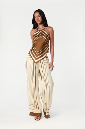 Nicholas Skye Top in Spice Ivory Scarf Print at Nordstrom, Size X-Small