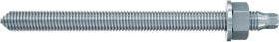 Fischer 10x Varilla De Anclaje Rg M 12 X 180 Mm Galvanizado Cincado Calidad De Acero 5.8 - 512248