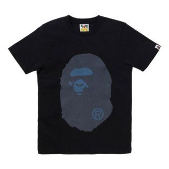 A Bathing Ape (WMNS) A Bathing Ape Denim Big Ape Head T-Shirt Black 1L80-210-069-BLK
