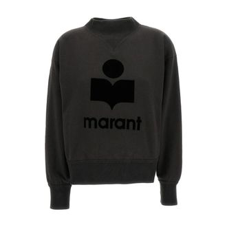 Isabel Marant Hoodies & sweatvesten, Dames, Zwart, XS, Katoen, Moby Sweatshirt