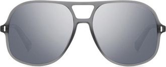 Polaroid PLD 6217/S Polarized RIW/EX Mens Sunglasses Grey Size 57