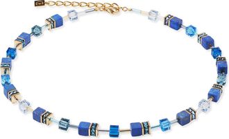 Coeur de Lion Geocube Iconic Precious Necklace in Blue at Nordstrom