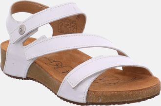 Josef Seibel Tonga 25 Wit - Josef Seibel Witte Leren Tussenstuk Dames Sandalen