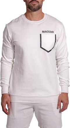 Maceoo Pocket Sweatshirt in White at Nordstrom, Size 3