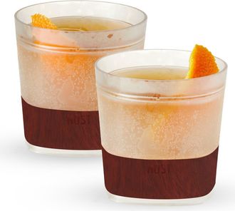 Host Whiskey FREEZE Cooling Cup Set of 2 in Wood Pattern at Nordstrom