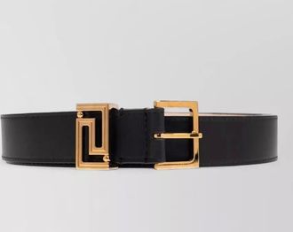 Versace calf leather belt