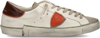 Philippe Model Sneakers Prsx Tennis - Heren - Sneakers - Wit - 39 EU - Katoen - Schoenen