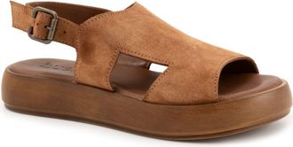 Bueno Jacob Slingback Sandal in Chestnut Suede at Nordstrom Rack, Size 9.5Us / 40Eu