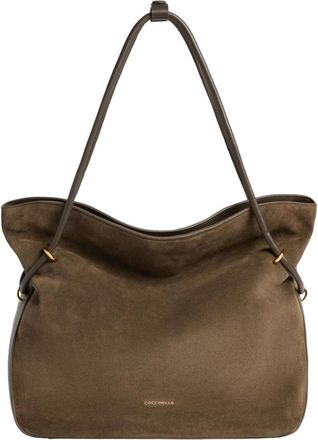 Coccinelle Lizzie Tote - Dames - Shoppers - Bruin - ONE Size - Katoen - Tassen