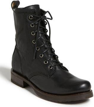 Frye Veronica Combat Boot in Black at Nordstrom Rack, Size 5.5