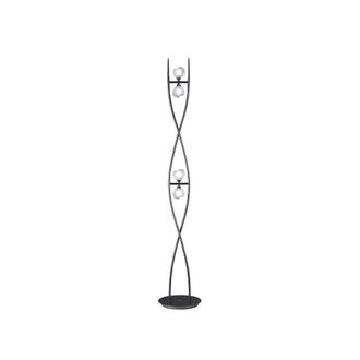 Netlighting Fragma Floor Lamp 4 Light G9 Black Chrome