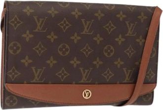 Louis Vuitton Pre-owned Cross Body Bags, female, Brown, Size: ONE SIZE Pre-owned Canvas Cross Body Bag