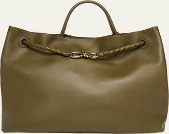 Bottega Veneta Andiamo Large Leather Tote Bag
