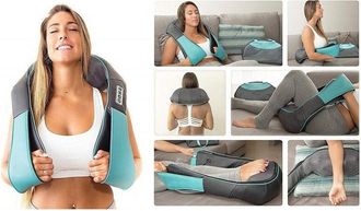 Trade Shop Trade Shop - Fascia Massaggiante Termico Neck Ergonomico Calore Shiatsu Collo Spalle Schiena