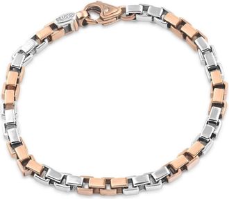 Pompeii3 Mens Tight Box Link 14k Gold (50gram) or Platinum (81gram) 5.5mm Bracelet 8.5