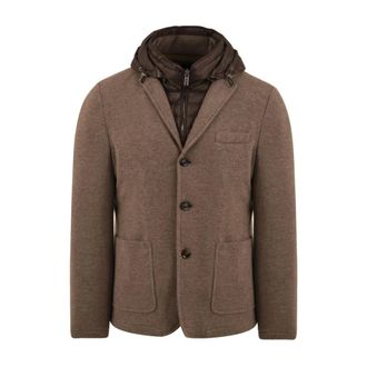 Moorer Blazers, male, Brown, Size: XL Bellotto-Mrw Jacket