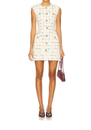 Veronica Beard Tamara Dress In Ecru