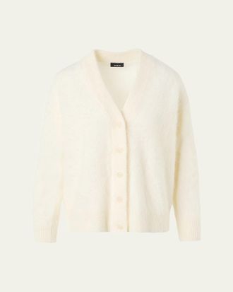Akris V-Neck Cloud Cashmere Cardigan