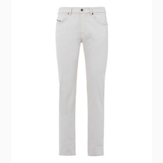 Diesel Mens 2019 D-Strukt Slim-Fit Jeans in White Cotton - Size 33W/34L