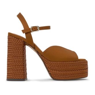 Castaner Schoenen, Dames, Oranje, 39 EU, Leer, Fede Sandaal