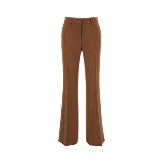 Alberto Biani Dames, Broeken, Beige, Maat: 2XS Poliester