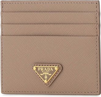 Prada Womens Milano Card Case Pink Calfleather Cases