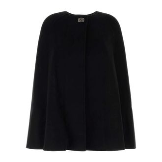 Michael Kors Jassen, Dames, Zwart, M, Wol, Wolmix Cape