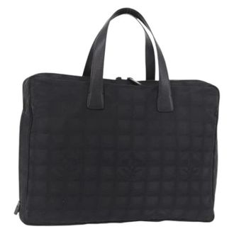 Chanel Bolso Tote Pre-owned de Nailon - Pre-owned - Mujer - Negro - ONE SIZE