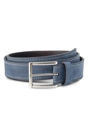 Allen Edmonds Bourbon Street Suede Belt in Blue at Nordstrom, Size 30