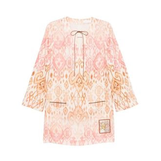 Zimmermann Dresses Pink - female - Zimmermann - Short Dresses - Multicolor - XS - Dresses