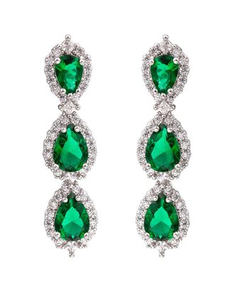 Eyecandy LA Eye Candy La Luxe Collection Cz Tier Drop Earrings
