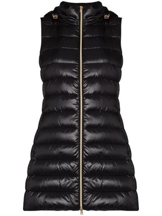Herno Ultralight padded gilet - women - Feather Down/Polyamide/Polyamide - 40 - Black