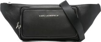 Karl Lagerfeld Marsupio con zip - Nero