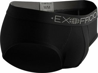ExOfficio Mens Give-N-Go Sport Mesh Brief In Solid Black