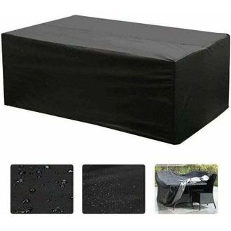 OEM Mantel Rectangular De Tela Oxford (213 X 132 X 74 Cm) Para Muebles De Jard&iacute;n Con Protecci&oacute;n Uv