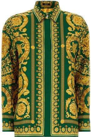 Versace Printed Silk Shirt