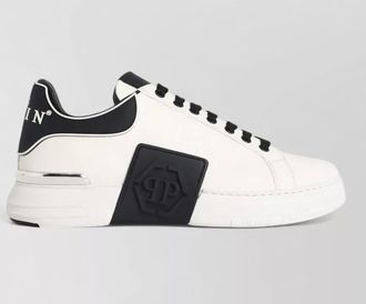 Philipp Plein calfskin leather low-top sneakers