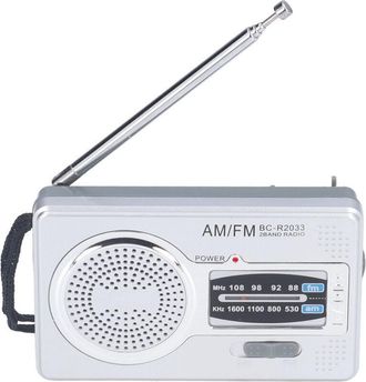 OEM Radio Port&aacute;til Am/fm A Pilas, Carcasa De Pl&aacute;stico Impermeable, Para Uso En Exteriores Y Ocio (bc-r2033)