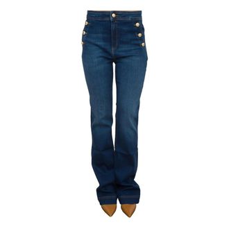 Nenette Bootcut Jeans, female, Blue, W32, Bootcut Denim Superstretch Blue Jeans
