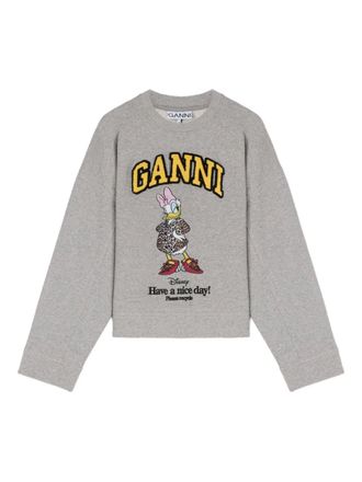 Ganni x Disney Felpa con stampa - Grigio