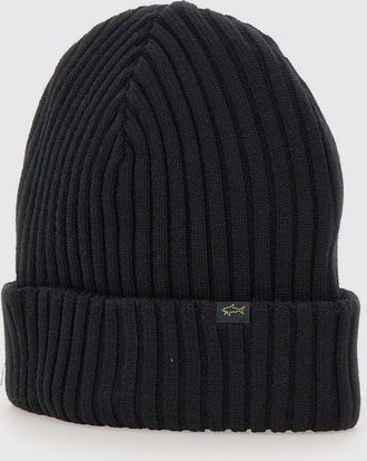 Paul & Shark Cappello beanie in pura lana a tinta unita