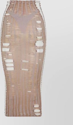 Diesel ribbed slim-fit midi skirt