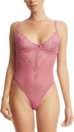 Hanky Panky Strappy Lace Underwire Teddy