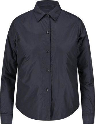 Aspesi Black Basquiat Nylon Casual Shirt
