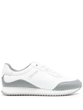 Calvin Klein Sneakers met contrasterend vlak - Wit