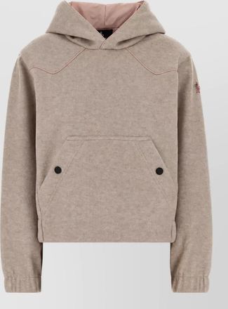 Moncler flannel sweatshirt jacket
