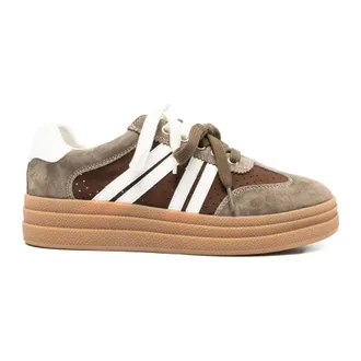 Sergio Moretti Schoenen, Dames, Groen, 40 EU, Wedge Fashion Sneakers