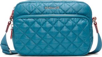 MZ Wallace Small Metro Quilted Nylon Camera Bag in Pacific at Nordstrom
