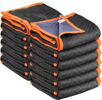 OEM Mantas De Embalaje Y Mudanza 12 Piezas 1829 X 1016 Mm, Manta Para Envolver Muebles, Estructura De 3 Capas De Tela No Tejida Y Relleno De Algod&oacute;n Para 